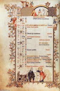 Belleville Breviary: December — Jean Pucelle