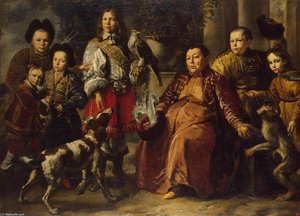 Family Portrait — Daniel Ii Schultz, Baroque Painting