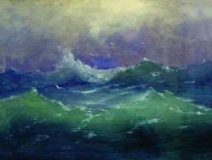 Wave. Etude — Arkhip Ivanovich Kuindzhi, Realism