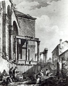 The Temple Of Jupiter In The Palace Of Diocletian — Robert Adam