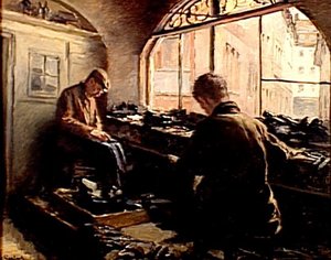 L'echoppe Du Cordonnier Schusterwerkstatt (titre Attribué) — Lothar Von Seebach