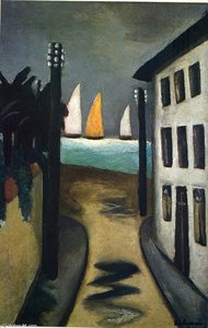Small Landscape, Viareggio — Max Beckmann