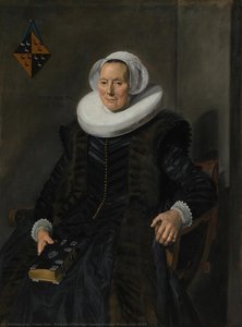 Portrait Of Maritge Claesdr Vooght, Frans Hals, 1639 — Frans Hals I