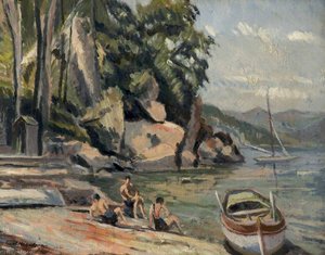 The Bathing Beach — Karl Hagedorn