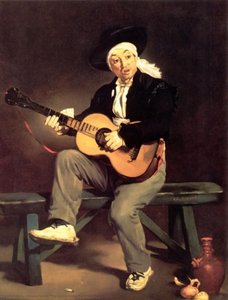 The Spanish Singer The Guitar Player — Édouard Manet, Modern Parisian Life