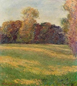 Meadow In The Sun, At Giverny — Claude Monet, Impressionism