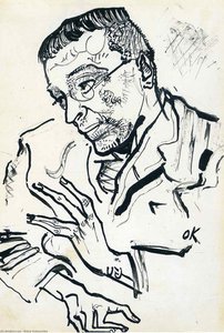 Portrait Of Karl Kraus — Oskar Kokoschka