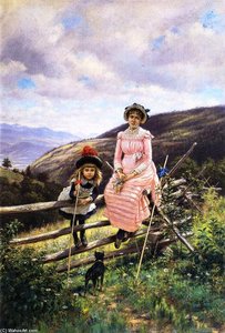 Miss X And Sister — Edward Lamson Henry