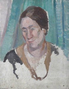 Study Of The Bust Of An Unknown Older Woman (verso) (unfinished) — Evelyn Alice Clutton Brock