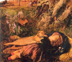 The Woodman's Child — Arthur Hughes