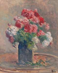 A Still Life With Flowers In A Vase 1 — Maximilien Luce