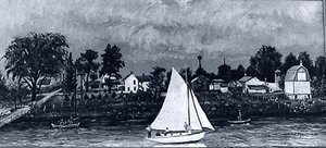 Sam Rymer's House and The Mockingbird , (painting)