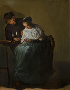 Man Offering Money To A Young Woman — Judith Jans Leyster