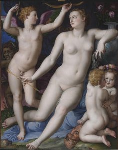 Venus, Cupid And Jealousy — Agnolo Bronzino