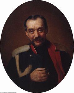 Portrait Of The Composer Cesar A. Kyui — Konstantin Yegorovich Makovsky