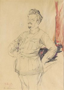 Portrait Of Leon Davidovich Trotsky — Filipp Andreevich Maliavin