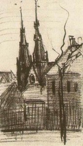 St. Catharina's Church At Eindhoven — Vincent Willem Van Gogh