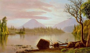 Sunrise On An Adirondack Lake — Levi Wells Prentice
