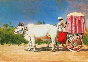 Vehicle In Delhi — Vasily Vasilevich Vereshchagin, Realism