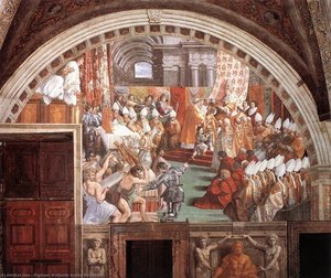 Stanze Vaticane - The Coronation Of Charlemagne — Raphael, Renaissance
