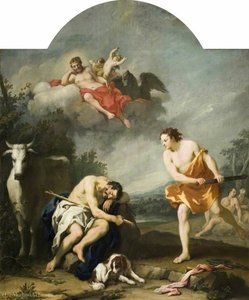 Mercury About To Kill Argus Having Lulled Him To Sleep — Jacopo Amigoni