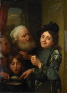 "Every one his fancy", Godfried Schalcken, 1670 - 1675