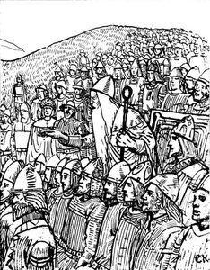 Olav Den Helliges Saga Ck — Christian Krohg