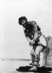 Chained Prisoner — Francisco José De Goya Y Lucientes