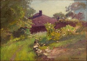 Lane Among The Trees To The House — Theodore Clement Steele