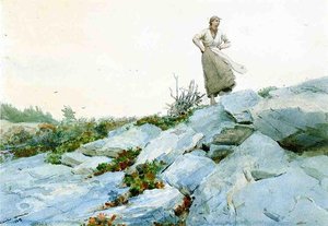 The Faggot Gatherer — Winslow Homer