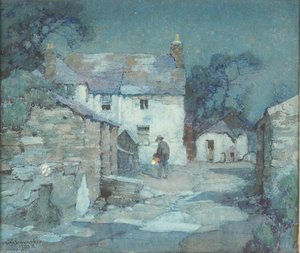 Moonlight, St. Merryn — Albert Moulton Foweraker