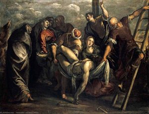 The Deposition — Jacopo Tintoretto, Italian Baroque