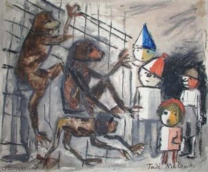 Singes Et Quatre Enfants