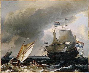 Vaisseau Hollandais — Ludolf Backhuysen I, Romanticism