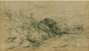 Landscape Drawing — David Cox
