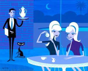 Reading The Tea Leaves — Josh Agle (shag)