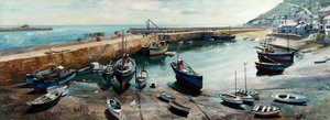 Mousehole Harbour, Cornwall — Richard Ernst Eurich