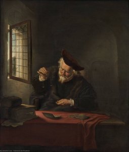 The Gold-weigher. — Salomon De Koninck