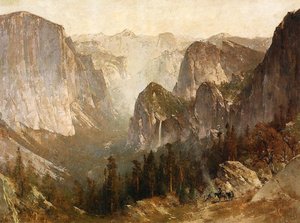 Piute Indian Encampment, Yosemite — Thomas Hill