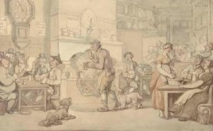 Tavern Scene — Thomas Rowlandson