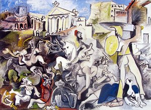 The Rape Of The Sabine Women 1 — Pablo Picasso