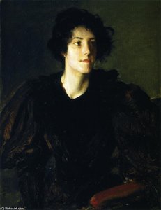 Study Of A Spanish Girl (also Known As A Spanish Girl) — William Merritt Chase, Impressionism
