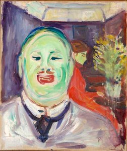Henrik Lund, Karikatur — Edvard Munch