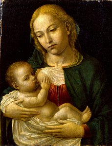 The Madonna Del Latte — Ambrogio Da Fossano (ambrogio Bergognone), Early Renaissance