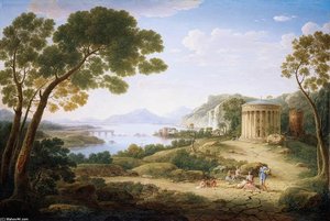 Classical Landscape — Hendrik Frans Van Lint