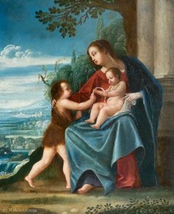 Virgin And Child With The Infant Baptist — Johann König