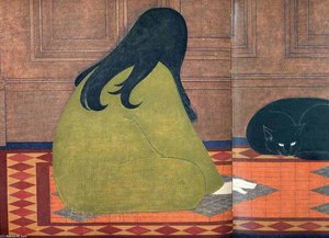 Dialogue In Green — Will Barnet