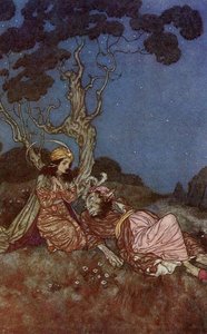 Yes, Beast, I Will Marry You — Edmund Dulac, Decorative Illustration