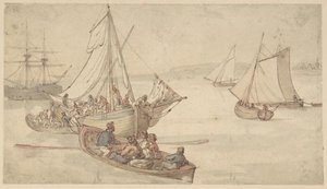 Ships And Sailors — Thomas Rowlandson