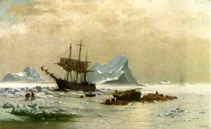 The Ice Floes — William Bradford